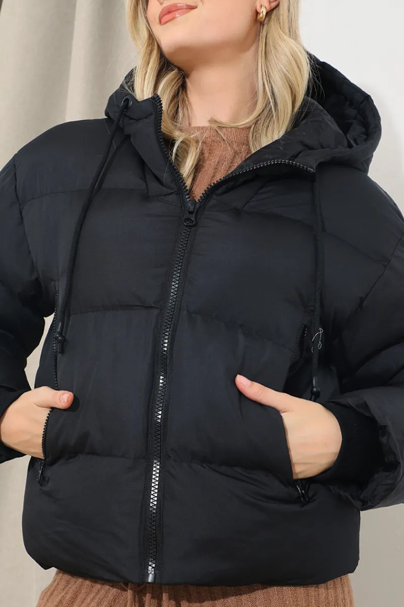 Hooded Puffer Jacket|In the Style Online