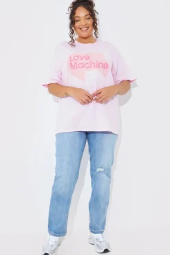 I'm Just a Love Machine' Slogan T-Shirt|In The Style Hot