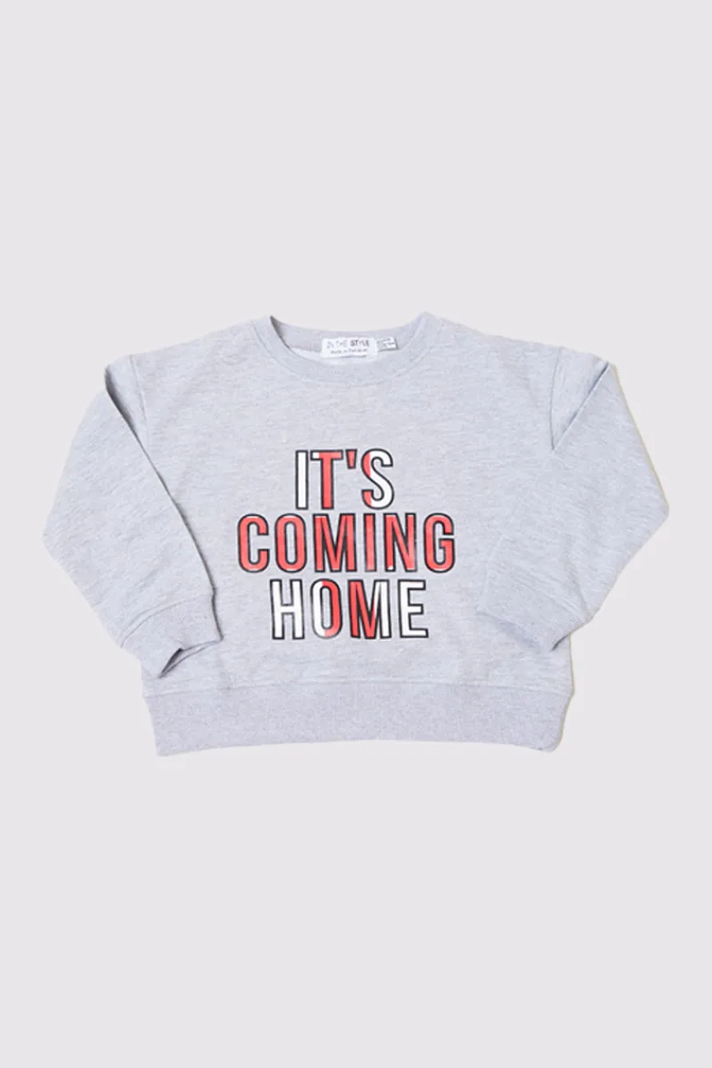 It's Coming Home Slogan Unisex Sweater|In The Style Outlet