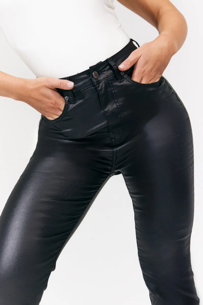 Ivy Coated Kickflare Jeans|In The Style Outlet