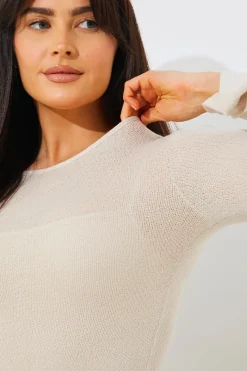 Knitted A-Line Midaxi Dress with Removable Cami Dress|In the Style Clearance
