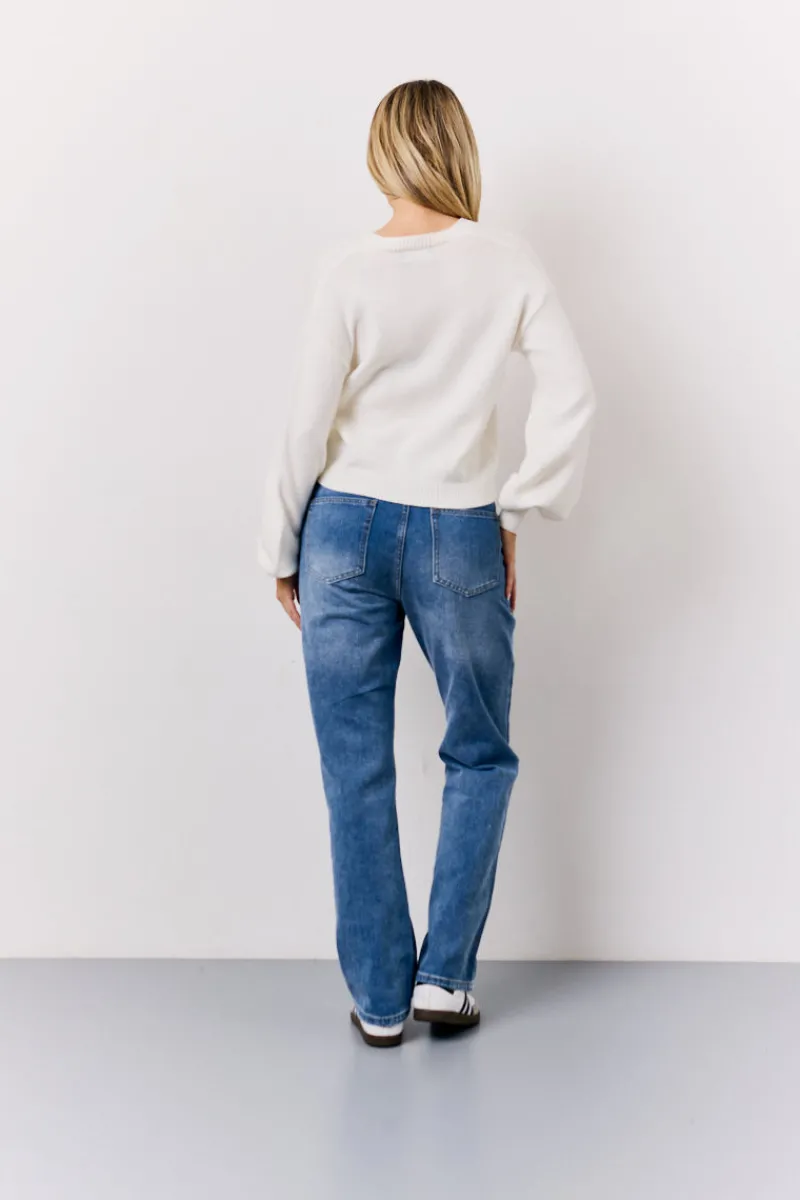 Knitted Embroidered Cardigan|In the Style Clearance