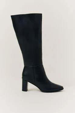 Kylie Heeled High Leg Boot|In The Style Outlet