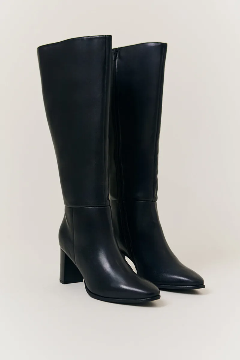 Kylie Heeled High Leg Boot|In The Style Outlet
