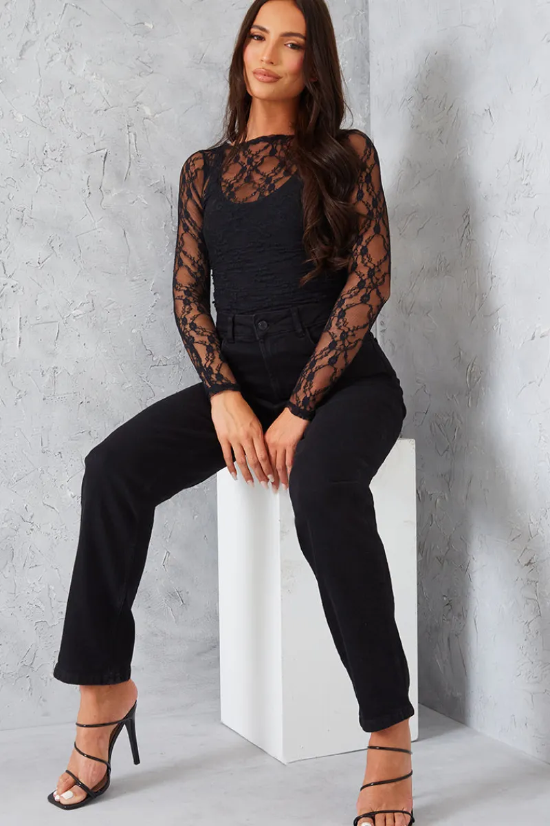 Lace Top|In the Style Sale