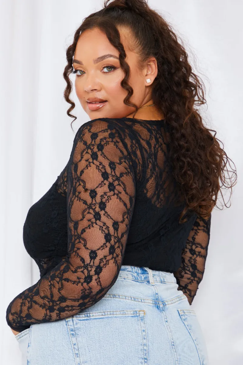 Lace Top|In the Style Sale