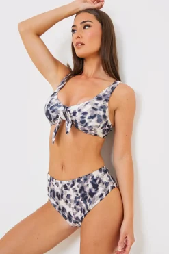 Leopard Print Control High Waisted Bikini Bottoms|Billie Faiers Best