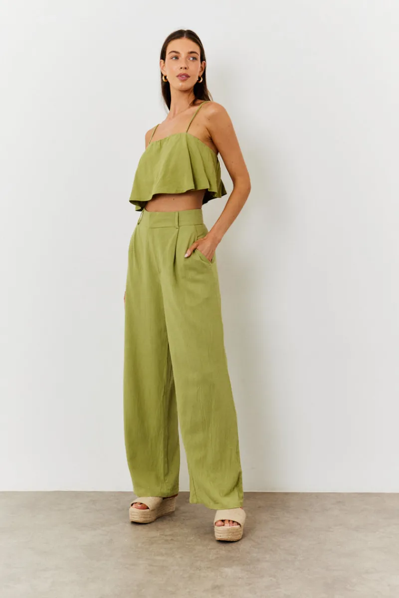 Linen Crop Top|In the Style