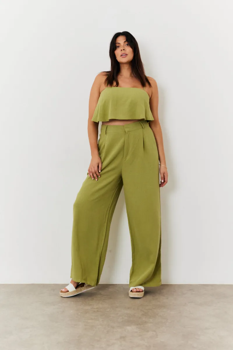 Linen Crop Top|In the Style