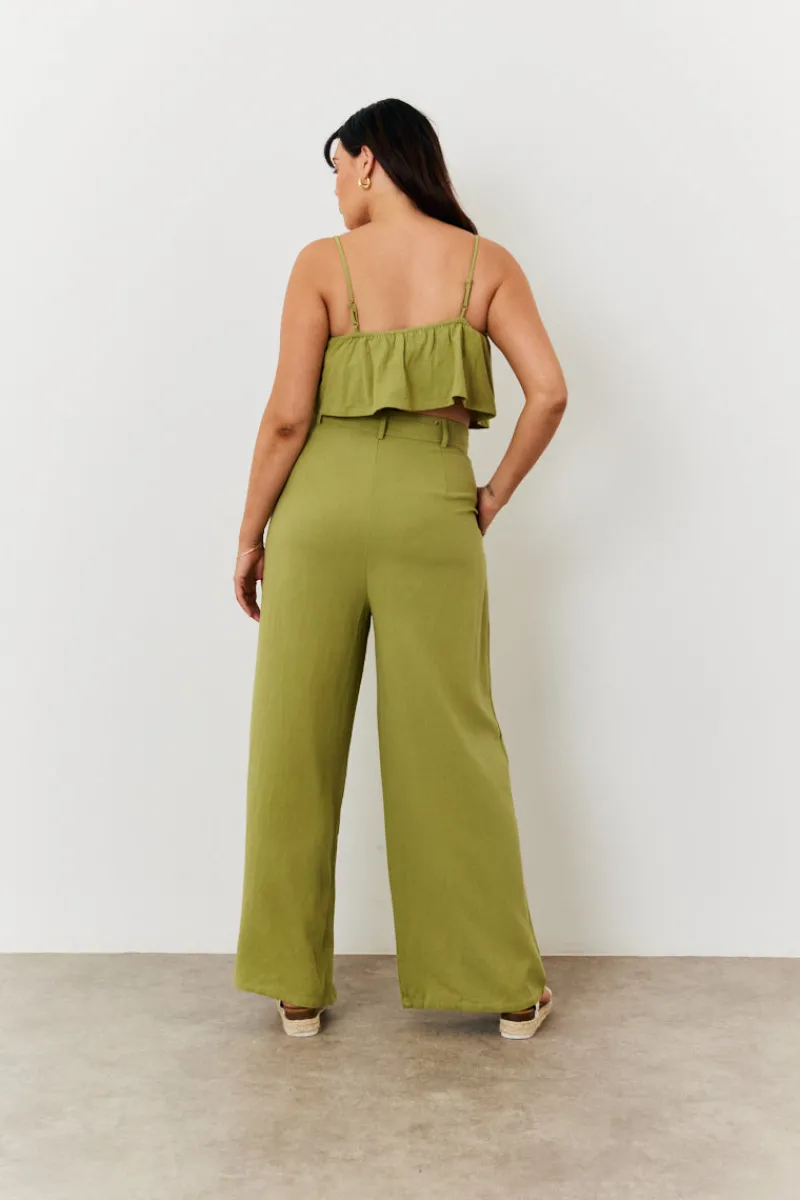 Linen Crop Top|In the Style