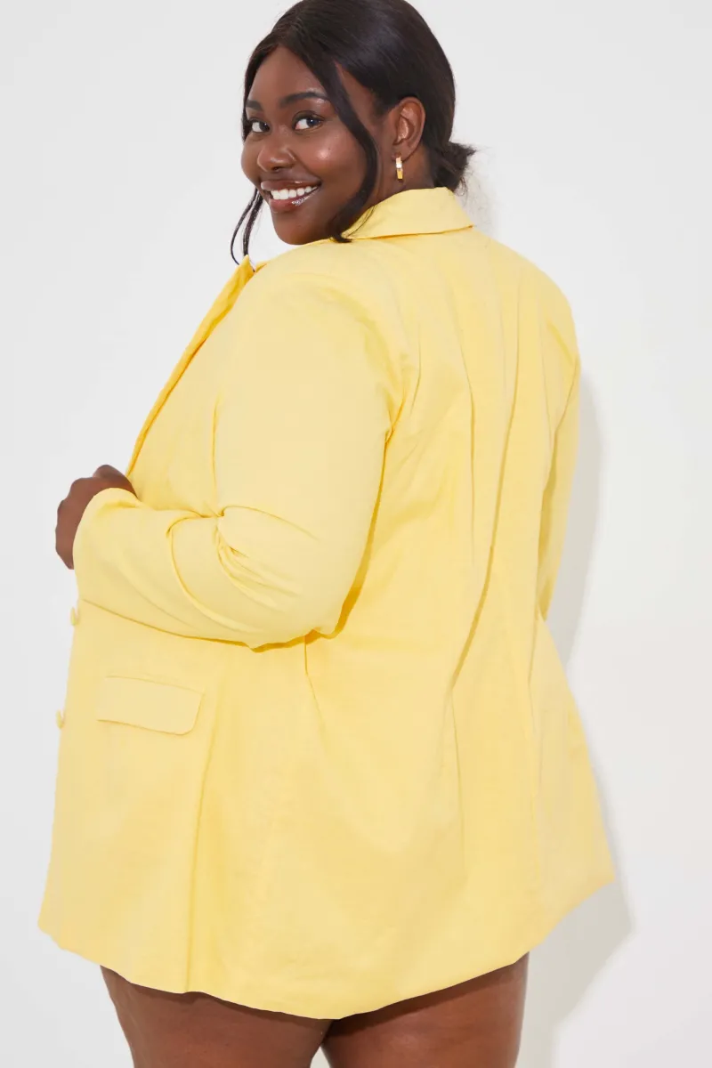 Linen Look Co-Ord Blazer|In the Style Hot