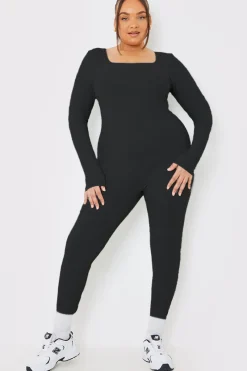 Long Sleeve Scoop Neck Unitard|In the Style Hot