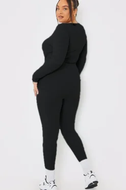 Long Sleeve Scoop Neck Unitard|In the Style Hot