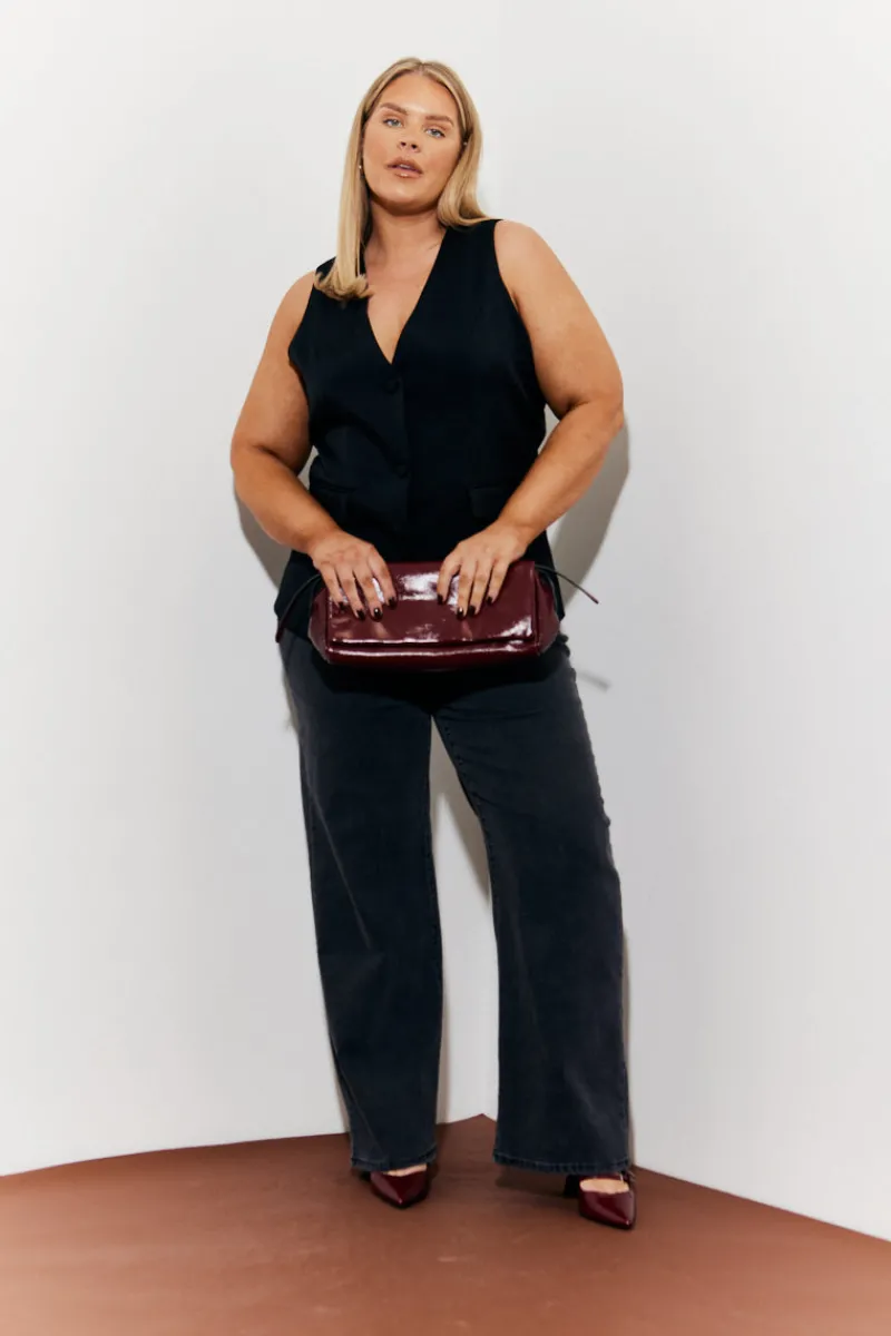 Longline Pocket Detail Waistcoat|In The Style Best