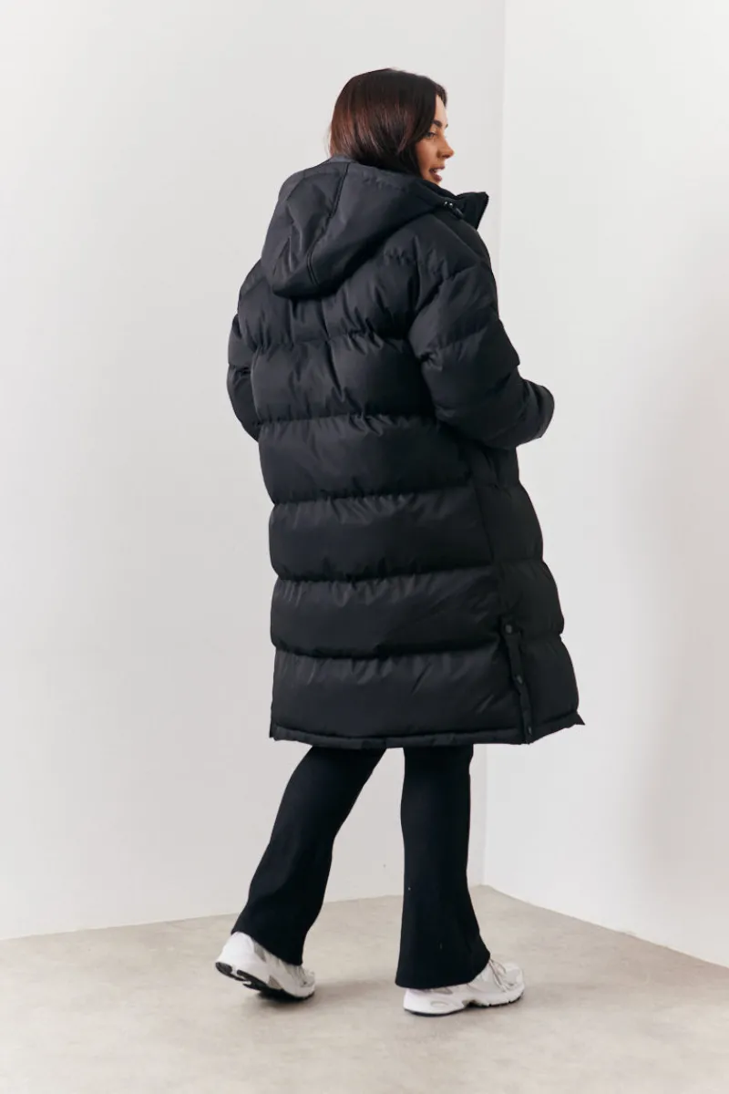 Longline Puffer Coat|In the Style Clearance