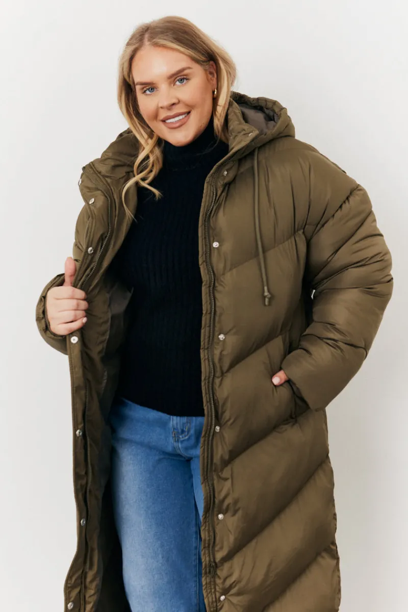 Longline Puffer Jacket|In the Style Outlet