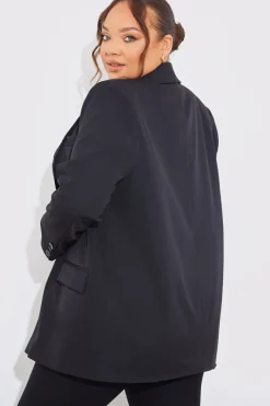 Longlined Tailored Blazer|In the Style