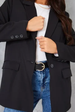 Longlined Tailored Blazer|In the Style