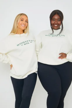 Manhattan Slogan Sweater|In the Style Clearance