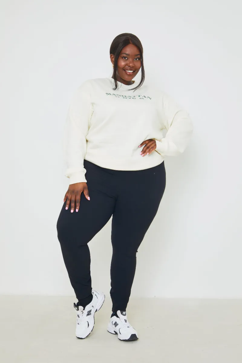 Manhattan Slogan Sweater|In the Style Clearance