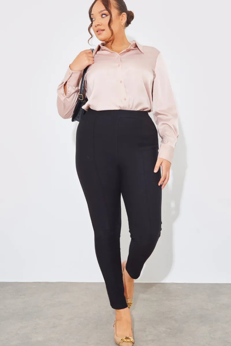 Matte Satin Blouse|In The Style Clearance
