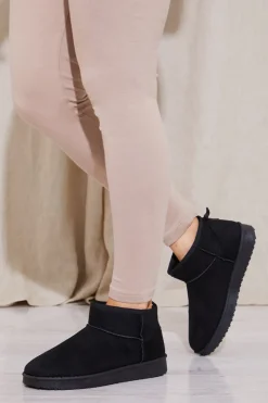 Mini Faux Suede Boot|In The Style