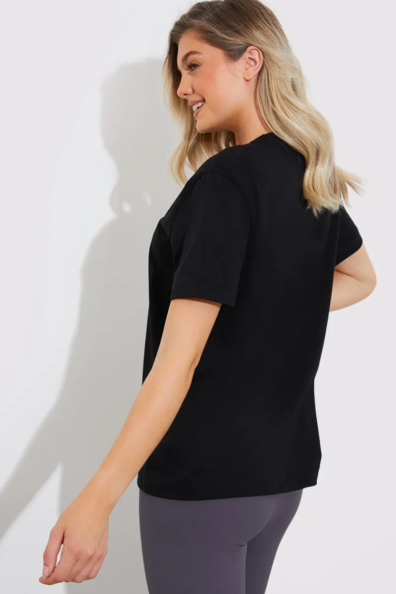 More Sustainable Cotton Crew Neck T-Shirt|In The Style Discount