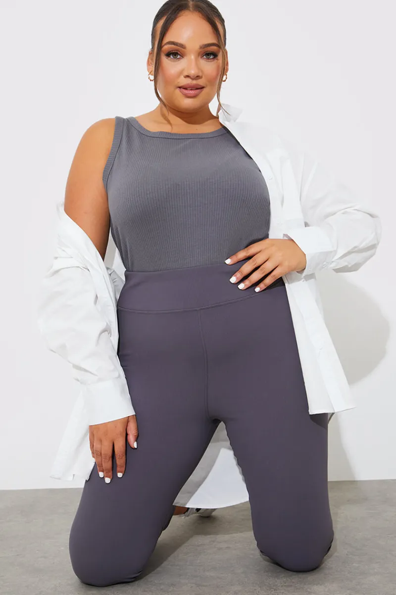More Sustainable Ribbed Racer Vest|In The Style Hot