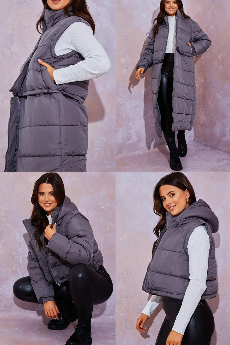 Multiway 5 In 1 Puffer Coat|In the Style