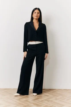 Occasion Cropped Tux Blazer|In The Style Sale