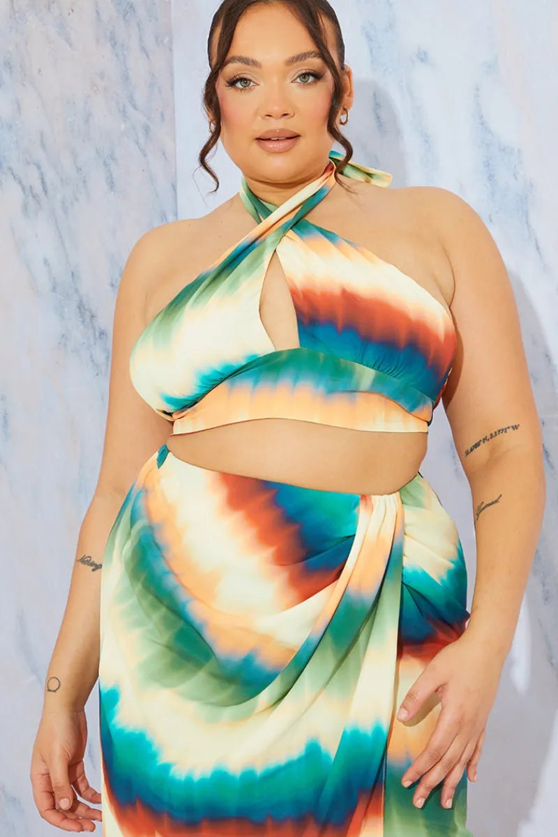 Ombre Halterneck Cut Out Top|In the Style Best