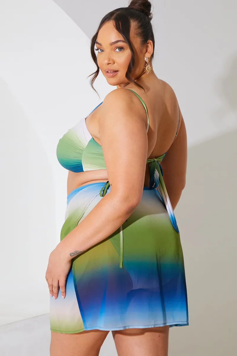 Ombre Print Tie Sarong|In the Style Discount