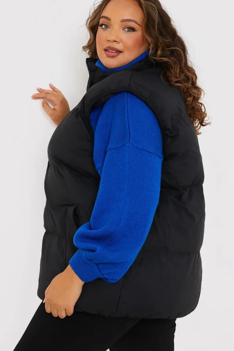 Oversized Puffer Gilet|In the Style New