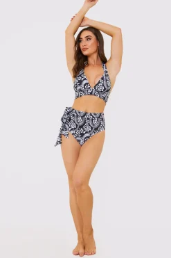 Paisley Print Tie Side Bikini Bottom|In the Style New