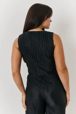 Plisse Co-Ord Waistcoat|In The Style Best