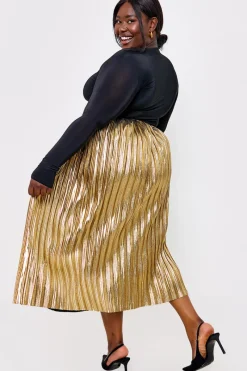 Plisse Maxi Skirt|In the Style Sale