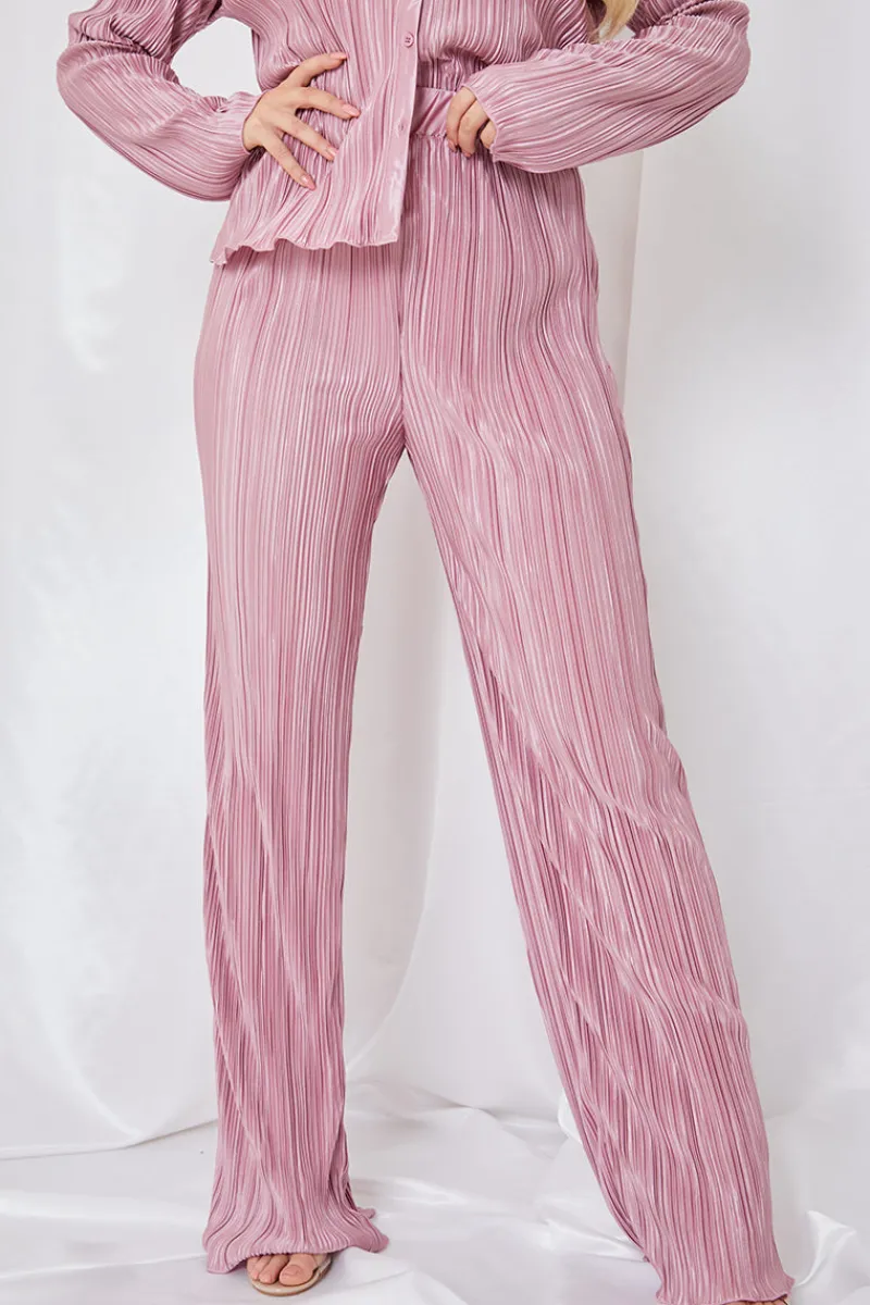 Plisse Trousers|In the Style Discount