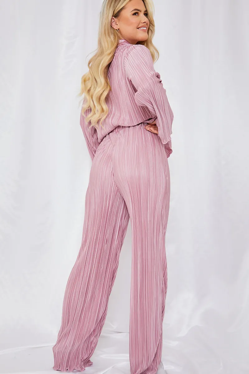 Plisse Trousers|In the Style Discount