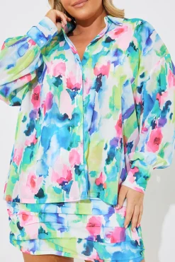Printed Co-Ord Shirt|In the Style Online