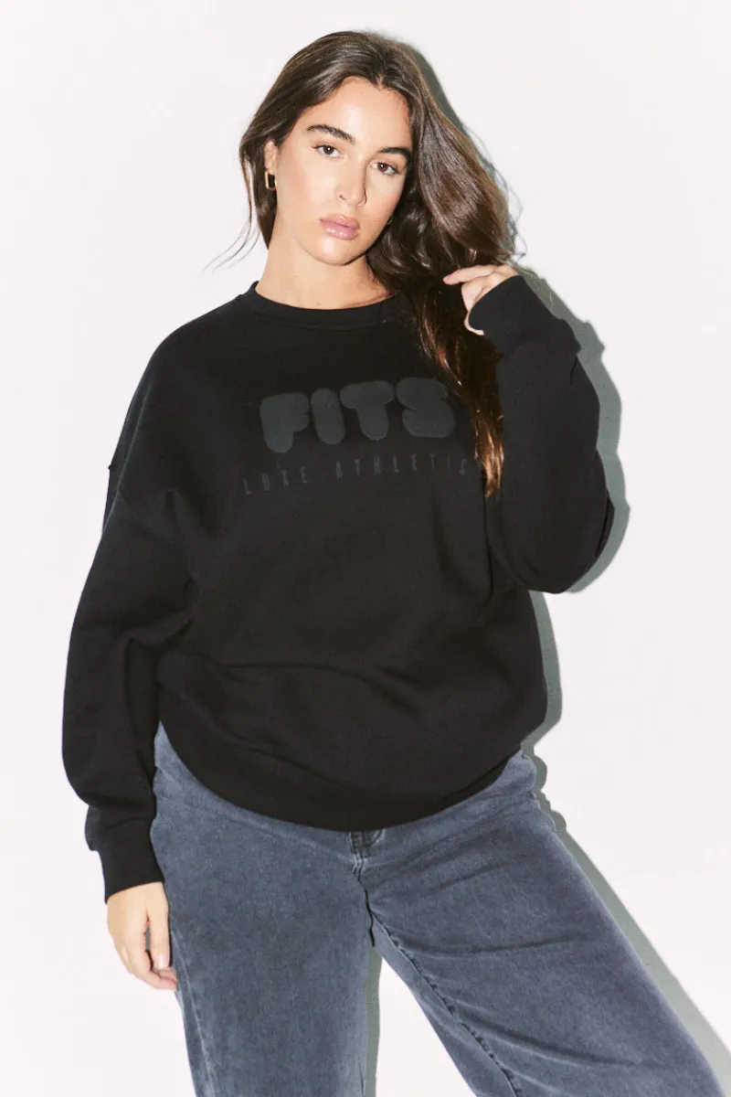 Printed Crew Neck Sweatshirt|Fits New