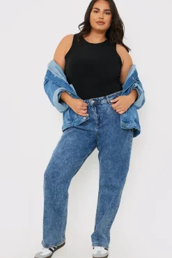 Racer Neck Double Layer Slinky Bodysuit|In The Style Best