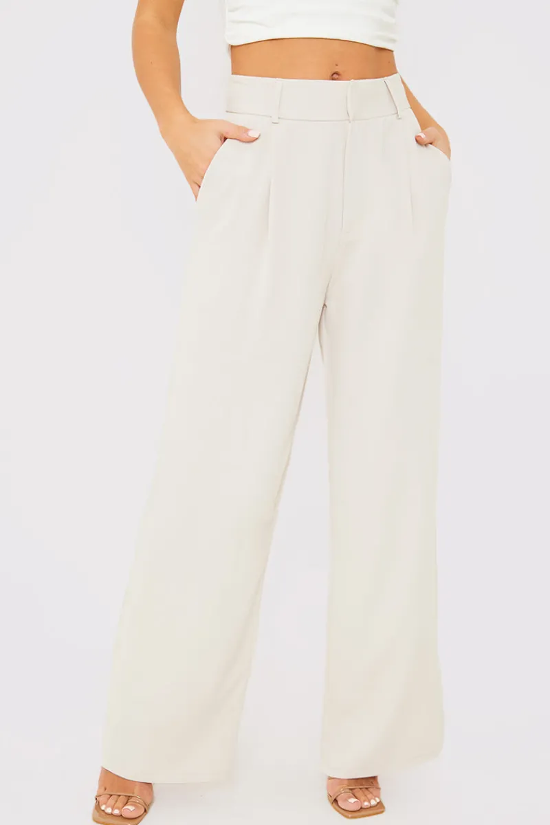 Relaxed Wide Leg Trouser|In the Style Online