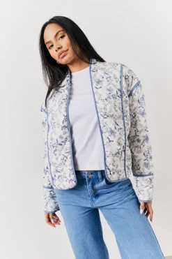Reversible Printed Quilted Jacket|In the Style Best