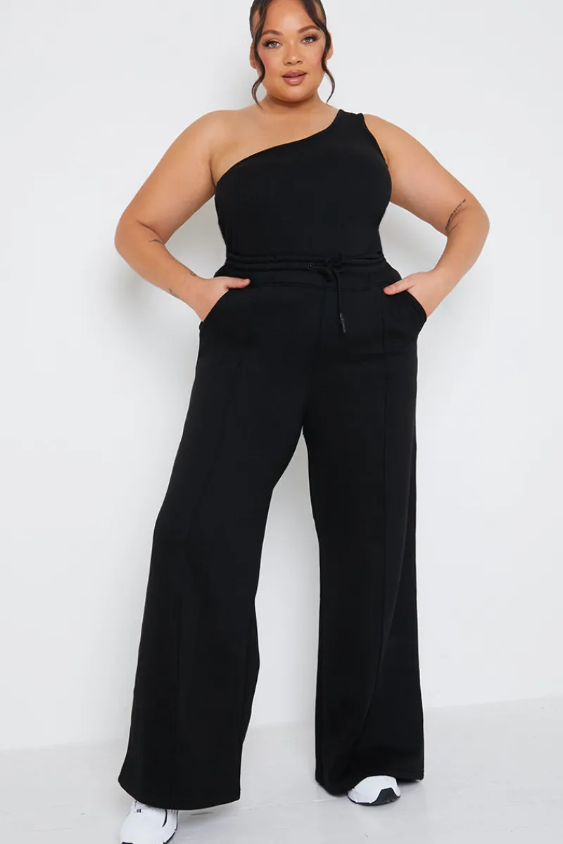 Ribbed One Shoulder Vest|In The Style Outlet