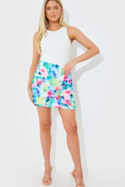 Ruched Mini Co-Ord Skirt|In the Style Sale