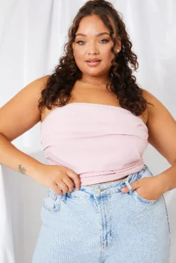 Ruched Strapless Corset Top|In the Style