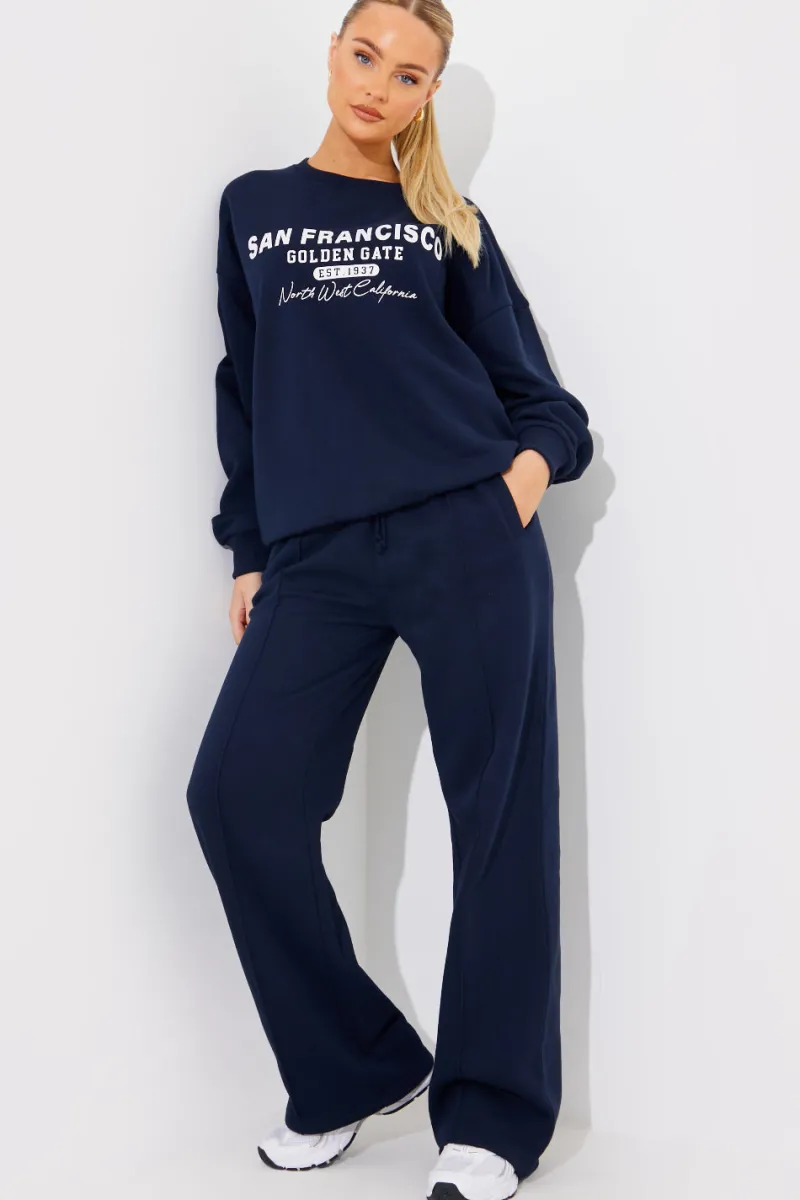 San Francisco Embroidered Sweatshirt|In the Style Discount