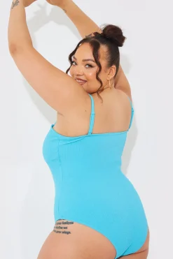 Sculpt and Control Crinkle Bandeau Swimsuit|In The Style Sale
