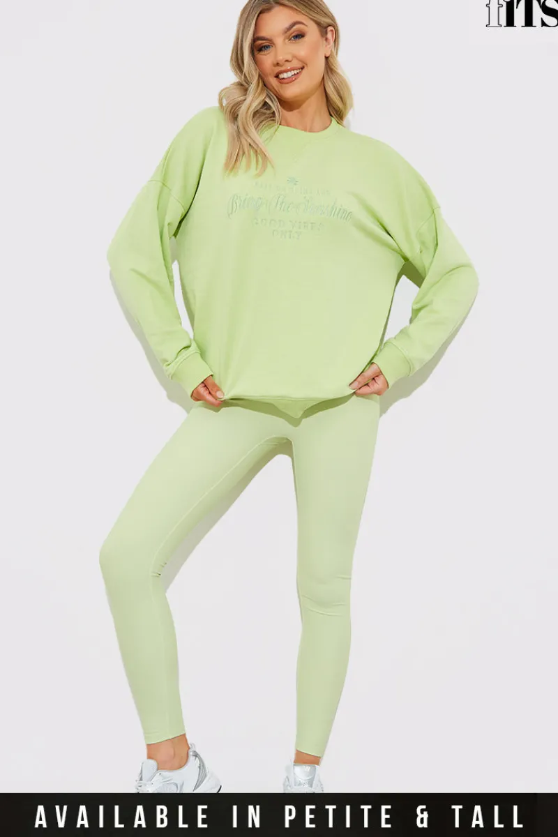 Sculpt Ribbed Sports Leggings|Fits