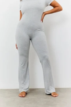 Sculpting Short Sleeve Wide Leg Jumpsuit|Fits Online